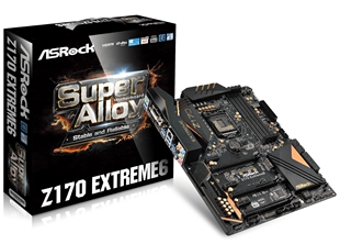 华擎Z170 Extreme6极限玩家1151支持i56600i767007700kcpud4内存