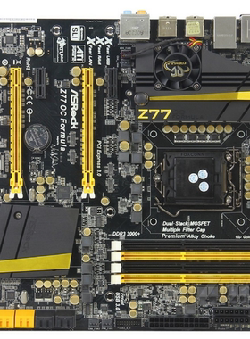 华擎Z77 OC Formula超频方程式台式机主板1155支持i53470i73770k