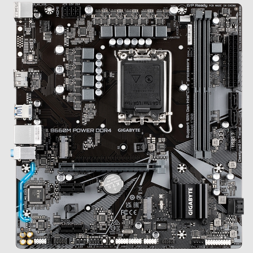 技嘉B660M POWER DDR4内存1700台式机主板支持12/13/14代cpu