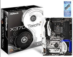华擎X370 TaichiAM4台式机主板支持AMD R7 5700g 3800 5950xcpu