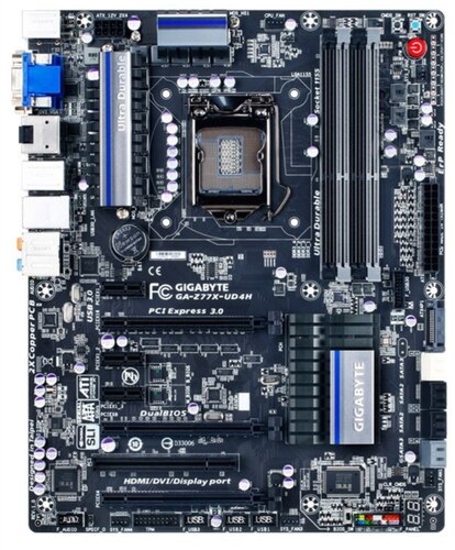 技嘉Z77X-UD4H主板1155针支持2120 2700 3570 3770kcpu