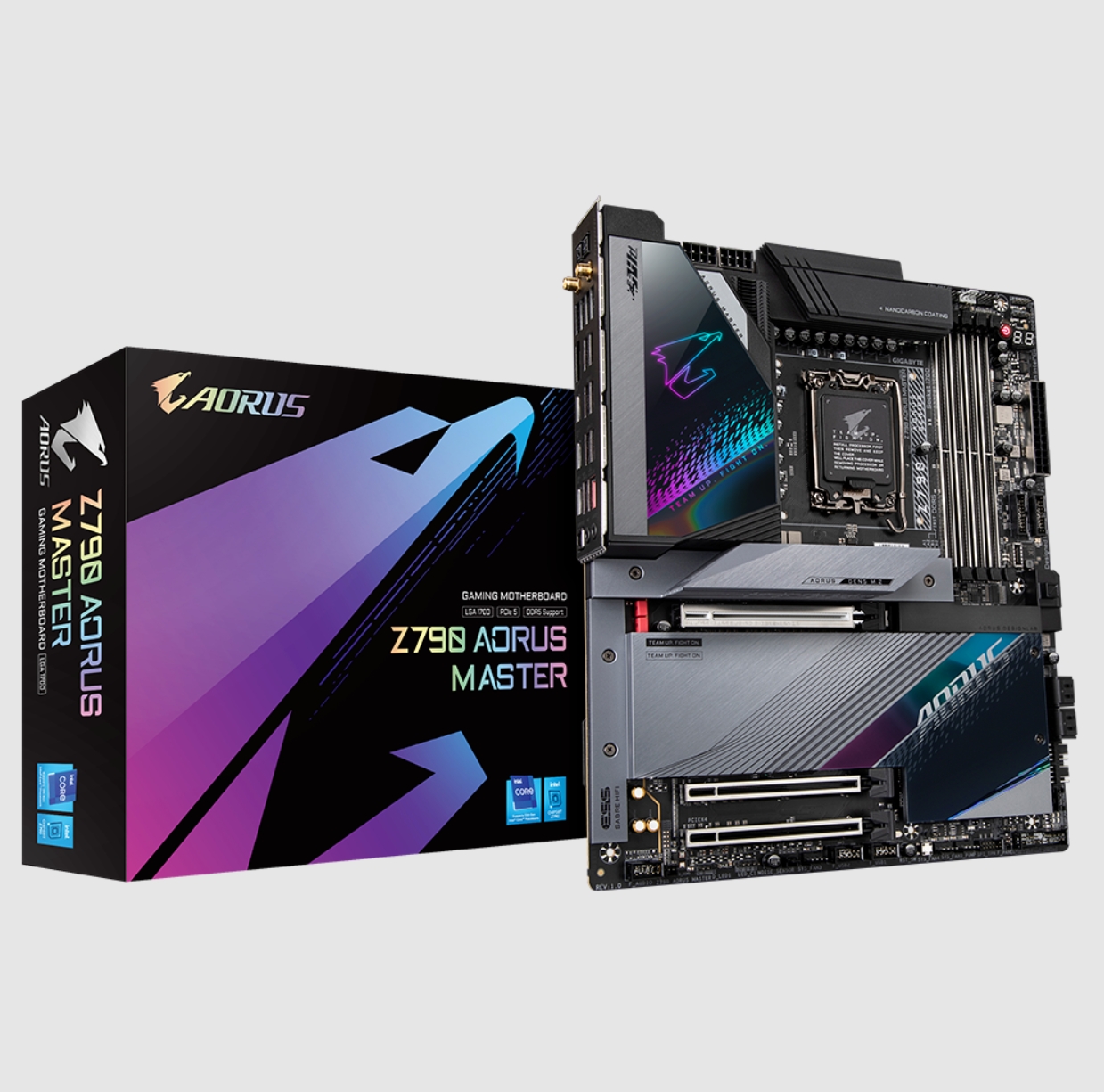 技嘉z790 aorus master d5内存大雕主板1700针支持12/13/14代cpu
