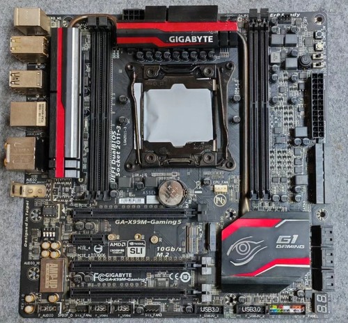 技嘉X99M-Gaming5工作站主板2011v3支持6800k 2680v4 2699v3cpu