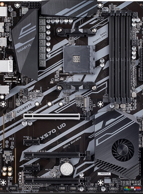 技嘉X570 UD AM4接口锐龙3600X/3800X/5950Xcpu处理器台式机主板