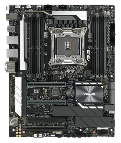 华硕WS C422 PRO/SE主板2066针支持志强210202175 2295cpu d4内存