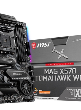 微星MAG X570 TOMAHAWK WIFI AM4支持3600/3800X/5950X台式主板