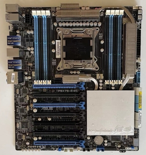 华硕P9X79 e ws主板2011针支持1620v2 2680v2 2699v2cpu处理器