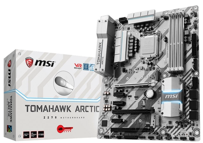 微星Z270TOMAHAWKARCTIC钛金板