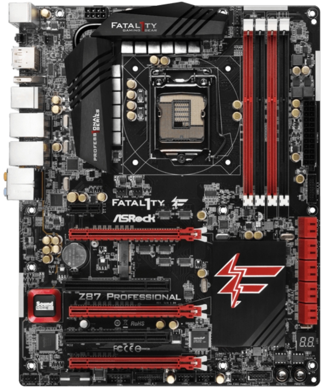 华擎Z87 professional主板1150针DDR3内存支持4570 4790kcpu