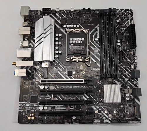 华硕PRIME B660M-A AC D4内存台式机主板1700针支持12/13/14代cpu