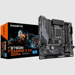 技嘉B760M GAMING X AX DDR4内存1700台机主板支持12/13/14代cpu