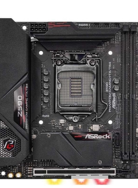 华擎Z590 Phantom Gaming-ITX/TB4 1200台式主板10代11代cpu雷电