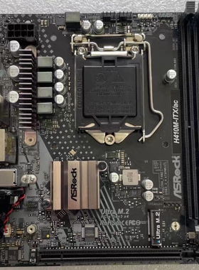 华擎H410M-ITX/AC迷你nas主板1200支持10200 10700 10900kfcpu