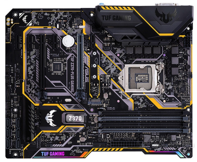 华硕tuf z370-plus gaming主板1151针支持i39100fi787009900k双m2