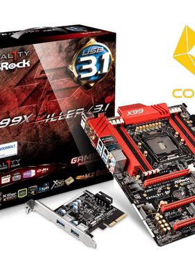 华擎X99X killer杀手2011v3针支持i75960xE5-2699v4cpu台式机主板