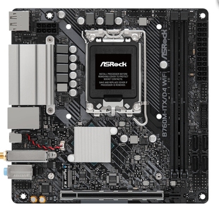 华擎B760M ITX/D4内存mini主板1700针支持12/13/14代cpu处理器