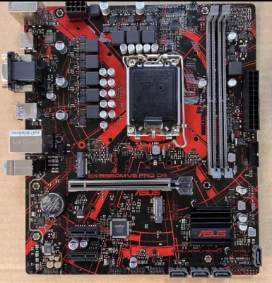 华硕B660M-V5 pro d4内存台式机主板1700支持12/13/14代cpu处理器