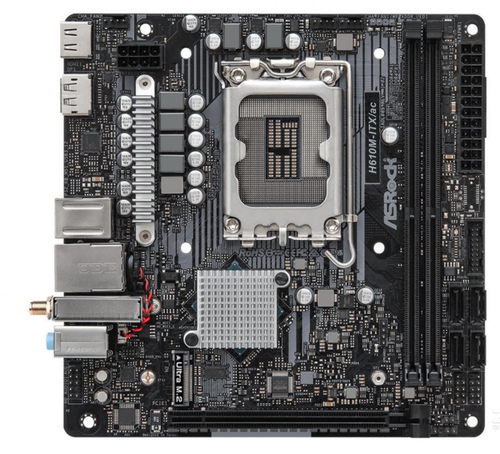 华擎H610M-ITX/ac支持12代cpu