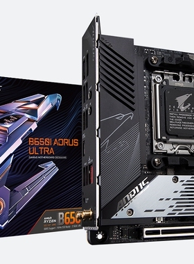 技嘉B650I AORUS ULTRA AM5台式机itx主板支持7800x3d 9950x cpu