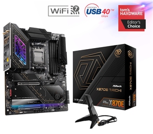 华擎x870e taichi太极主板am5支持7800x3d 9700x 9950xcpu处理器