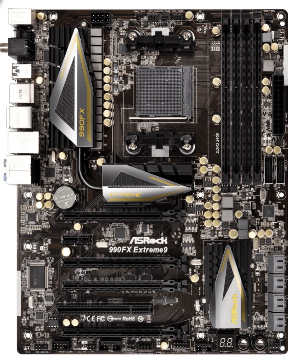 华擎990fx Extreme9主板am3+针支持4150 6300 8350 8370 9590cpu