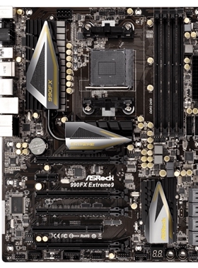 华擎990fx Extreme9主板am3+针支持4150 6300 8350 8370 9590cpu