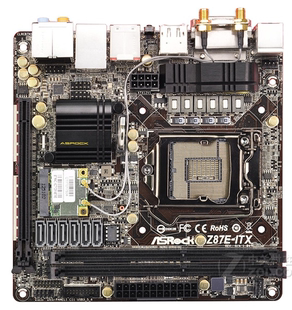 华擎Z87E-ITX1150针台式机主板支持i34130i54570i747704790kcpu