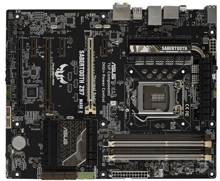 华硕剑齿虎z97mark2交火