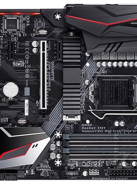 技嘉 Z390 GAMING X1151针主板支持i38350ki58600i787009900kcpu