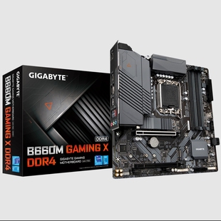 技嘉B660M GAMING X DDR4台式机主板1700针支持12/13/14代CPU