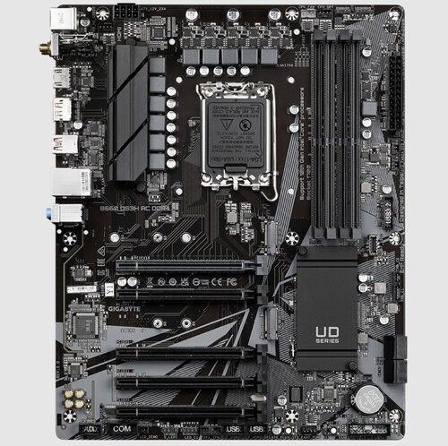 技嘉B660 ds3h AC ddr4内存台式机主板1700针支持12/13/14代cpu