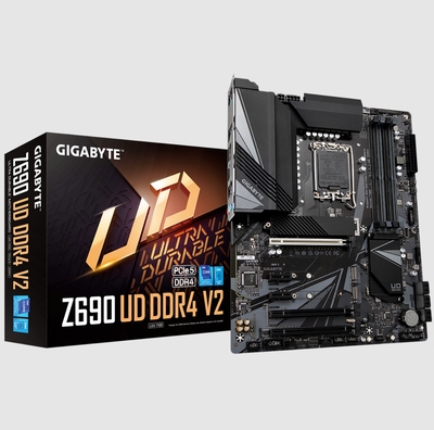 技嘉Z690 UD ddr4 V2台式机主板1700支持12/13/14代cpu处理器