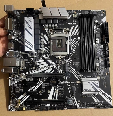 华硕Z370M-PLUS II台式机主板1151针支持8700 9700 9900kfcpu