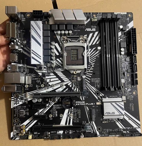 华硕Z370M-PLUS II台式机主板1151针支持8700 9700 9900kfcpu