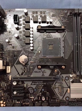 华硕PRIME B450M-K台式机主板AM4支持AMD R7 5700g 3800 5950x