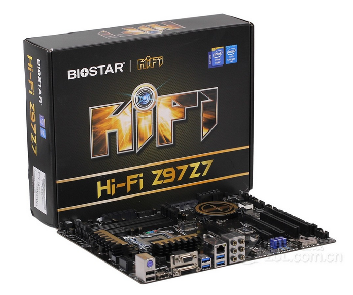 映泰HIFI Z97Z7 1150针主板支持4130i54460i747704790kcpu处理器