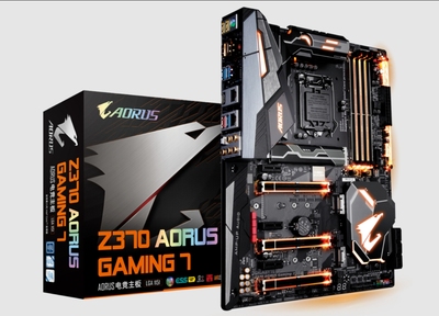 技嘉Z370 AORUS Gaming 7台式机主板1151针支持8700 9900kfcpu
