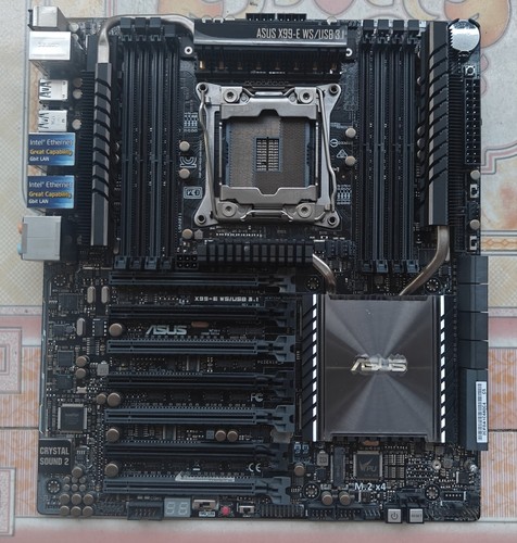 华硕x99 e ws/usb3.1主板2011v3支持6800k 2680v3 2699v4cpu