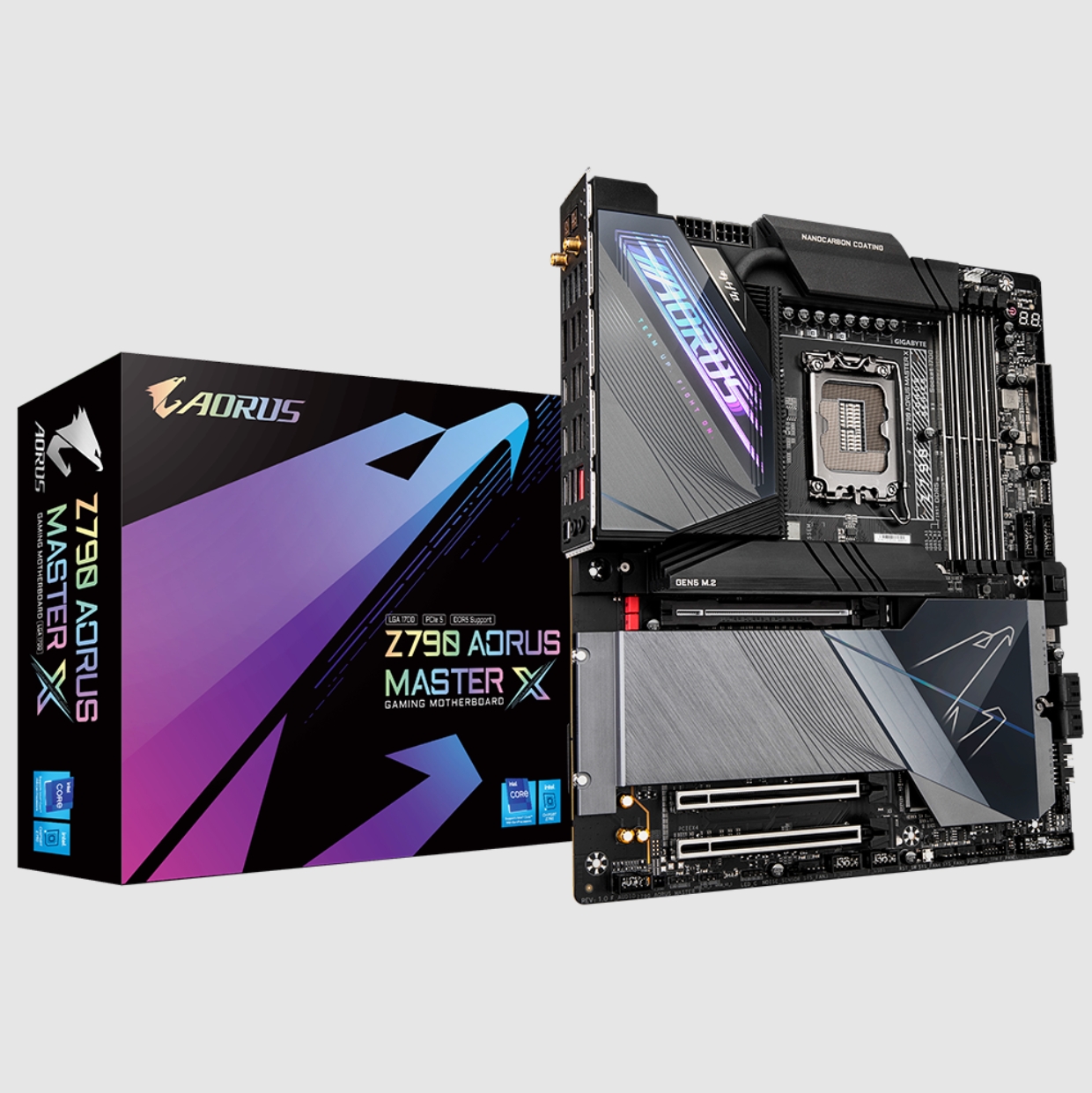 技嘉Z790 aorus master x d5内存大雕主板1700支持12/13/14代cpu