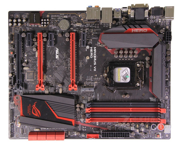 华硕MAXIMUS VII HERO1150主板m7h支持4460 4570 4790kcpu处理器