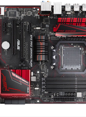华硕970 PRO GAMING/AURA AM3+主板支持FX8370 6120 8350带m2 RGB