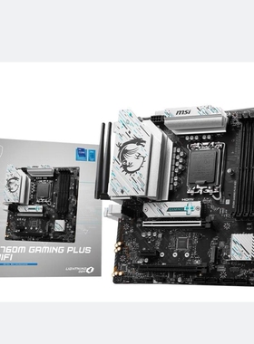 微星B760M GAMING PLUS WIFI1700台式机主板支持英特尔12/13代cpu