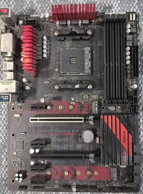 华擎AB350 Gaming K4 AM4台式机主板支持1700 2700 5600 5950xcpu