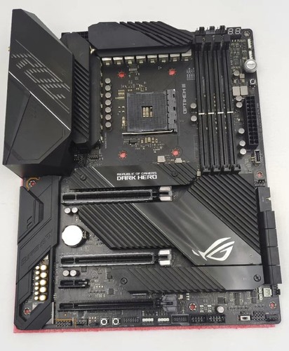 华硕crosshair viii dark hero主板x570支持am4 3600 5700 5950x