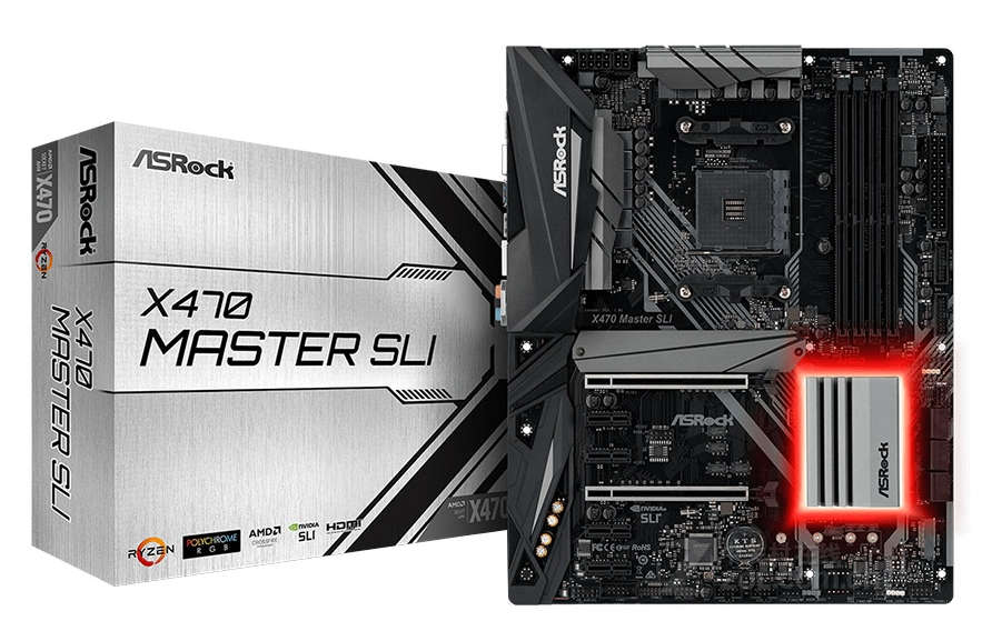 华擎X470MasterSLI支持5代锐龙