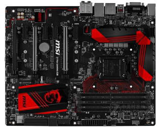 6600 微星Z170A 机主板1151支持6100 M5台式 7700kcpu GAMING