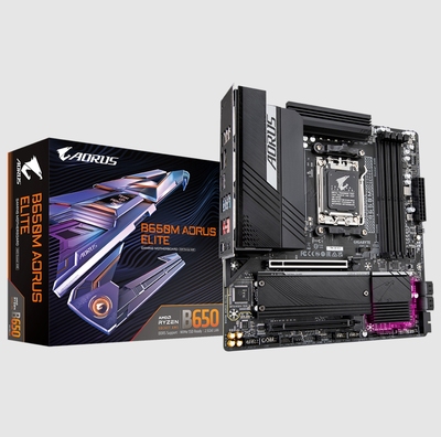 技嘉B650M AORUS ELITE 小雕主板am5支持7800x 7950x 9950xcpu