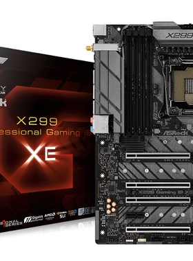 华擎X299 Gaming i9 XE专业版主板2066支持i77800xi9 9900x10980x
