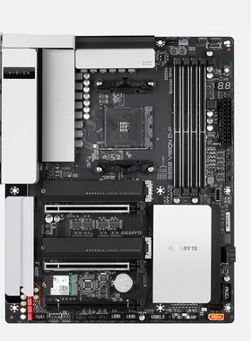 技嘉B550 VISION D-P台式机主板AM4支持AMD 5700g 3800 5950x cpu