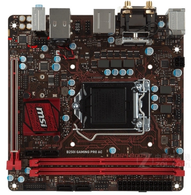 微星B250I GAMING PRO AC主板1151itx支持i56600i767007700kcpu